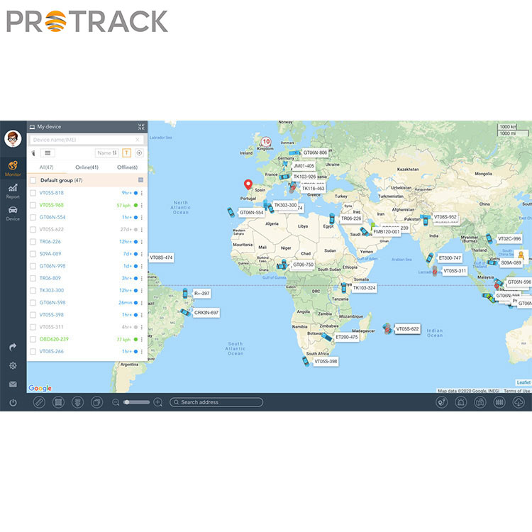 نظام تتبع GPS للمركبات والأسطول