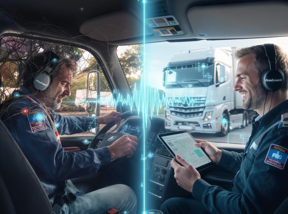 تعزيز الاحتفاظ سائق الشاحنة بتقنية تتبع GPS Proft